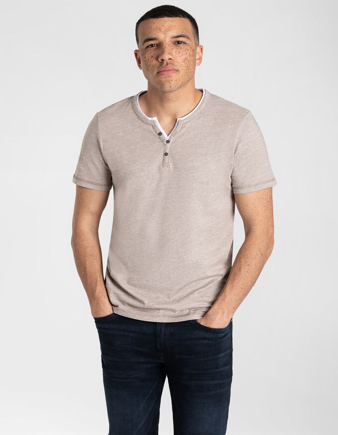 T-Shirt - Double-Layer-Look