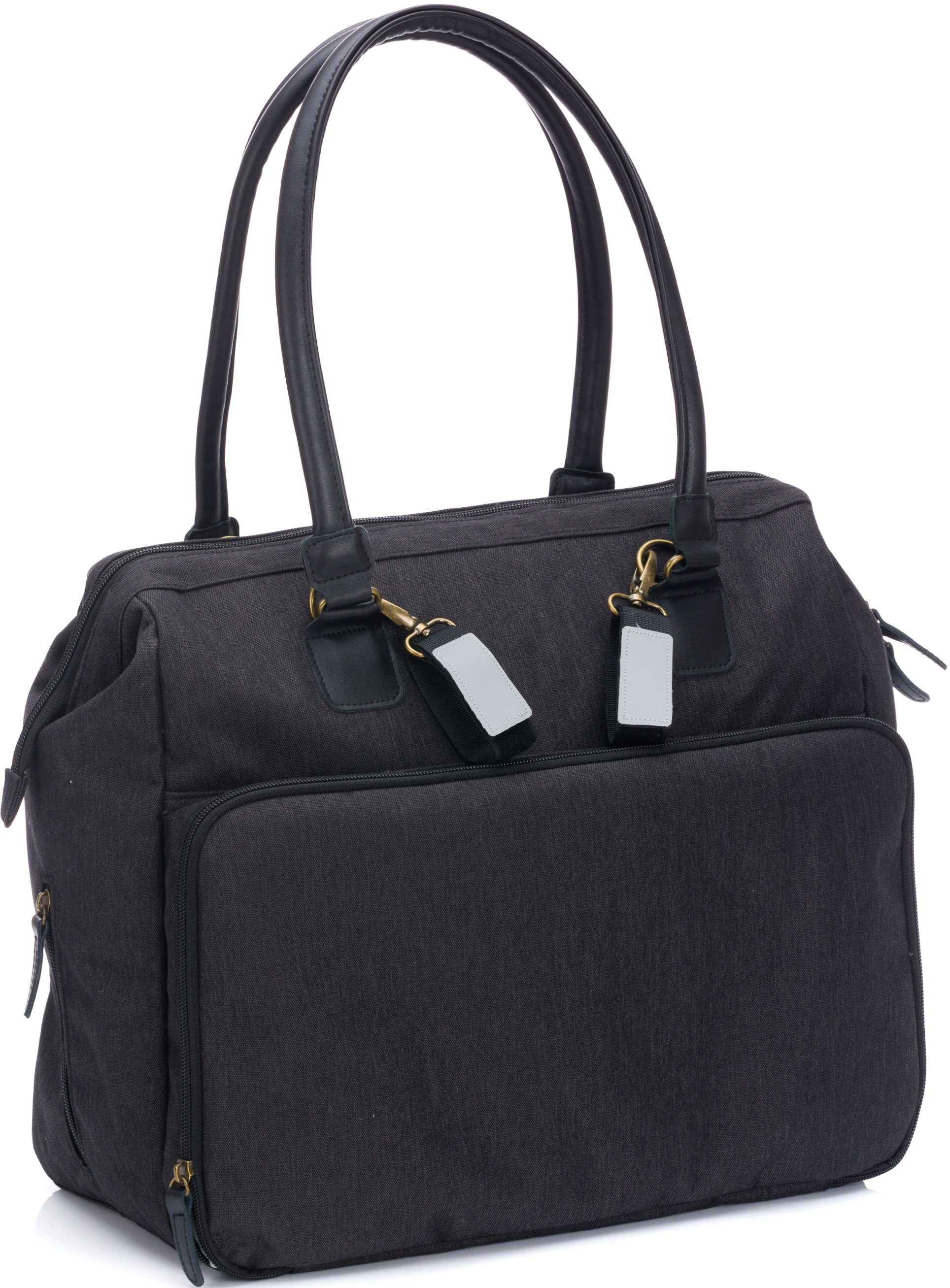 Fillikid Wickeltasche Oxford, schwarz, mit Wickelunterlage