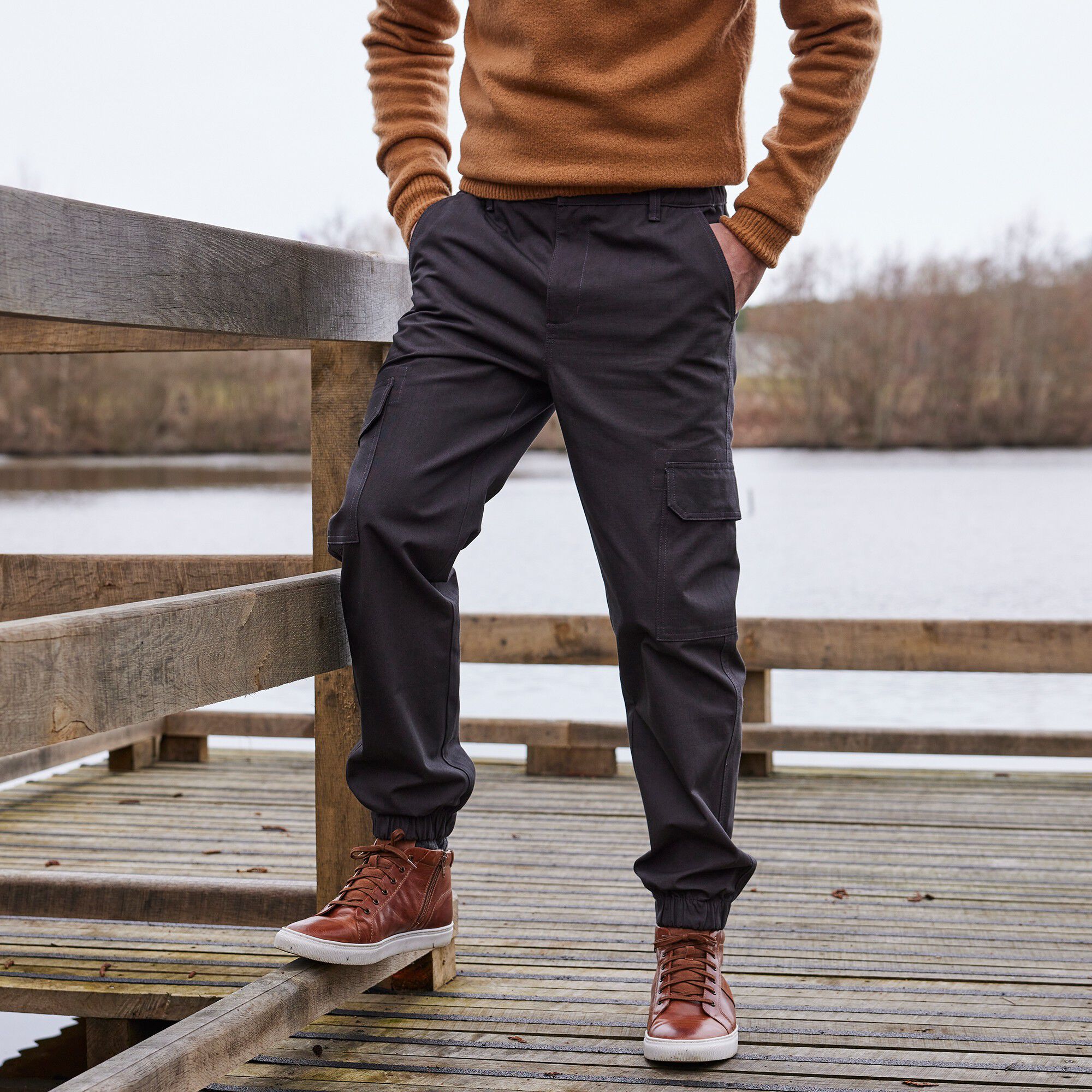 Pantalon battle bas de jambes élastiqués