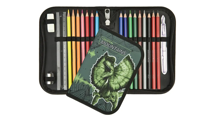 Scooli Jurassic World EasyFit Schulranzen-Set 5teilig