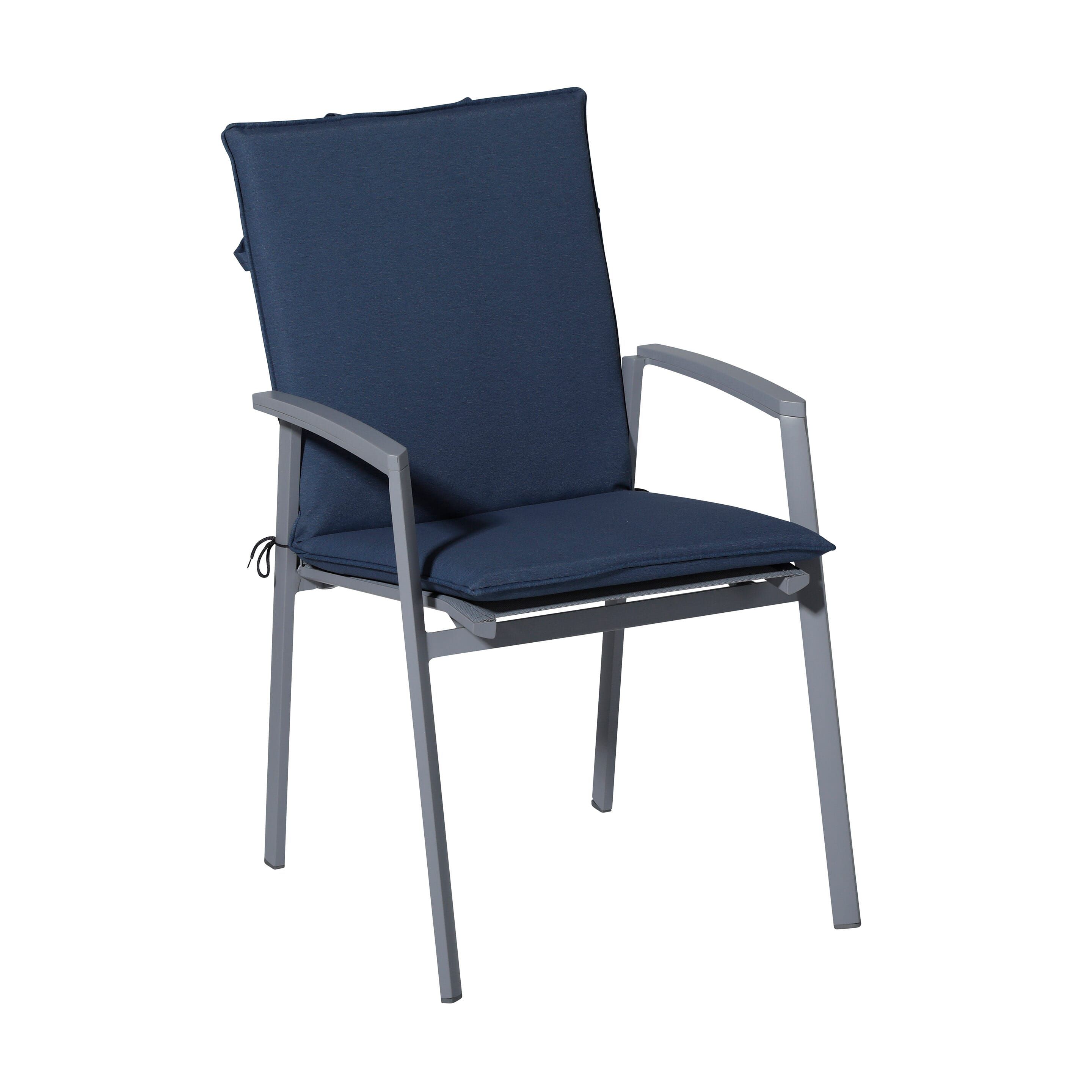 Madison Outdoor Panama Saphirblau 97 x 49 Stapelstuhlkissen