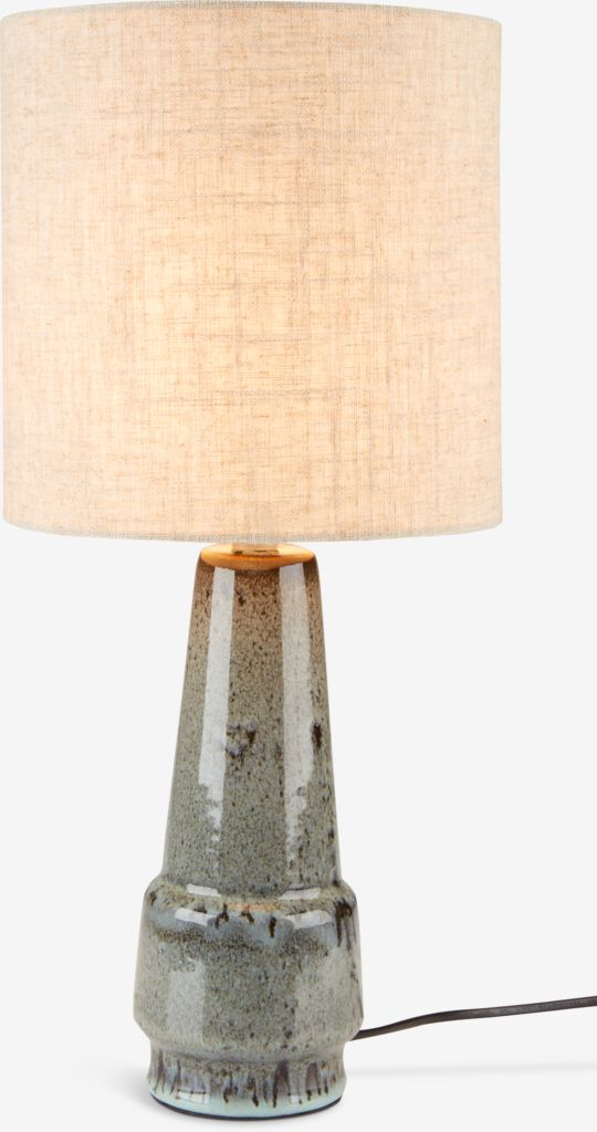 Candeeiro de mesa VIGGO Ø21xA47cm cinza