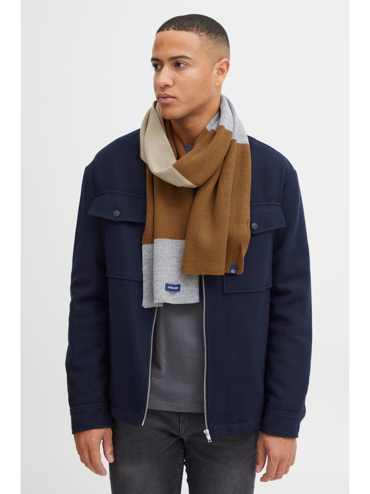 BLEND Schal BHEarnest 20713938 ME Modischer Schal mit Muster in Braun günstig kaufen onesize