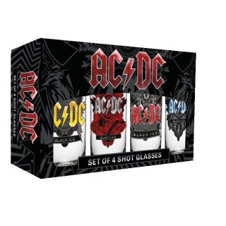 AC/DC Schnapsgläser Black Ice (4)