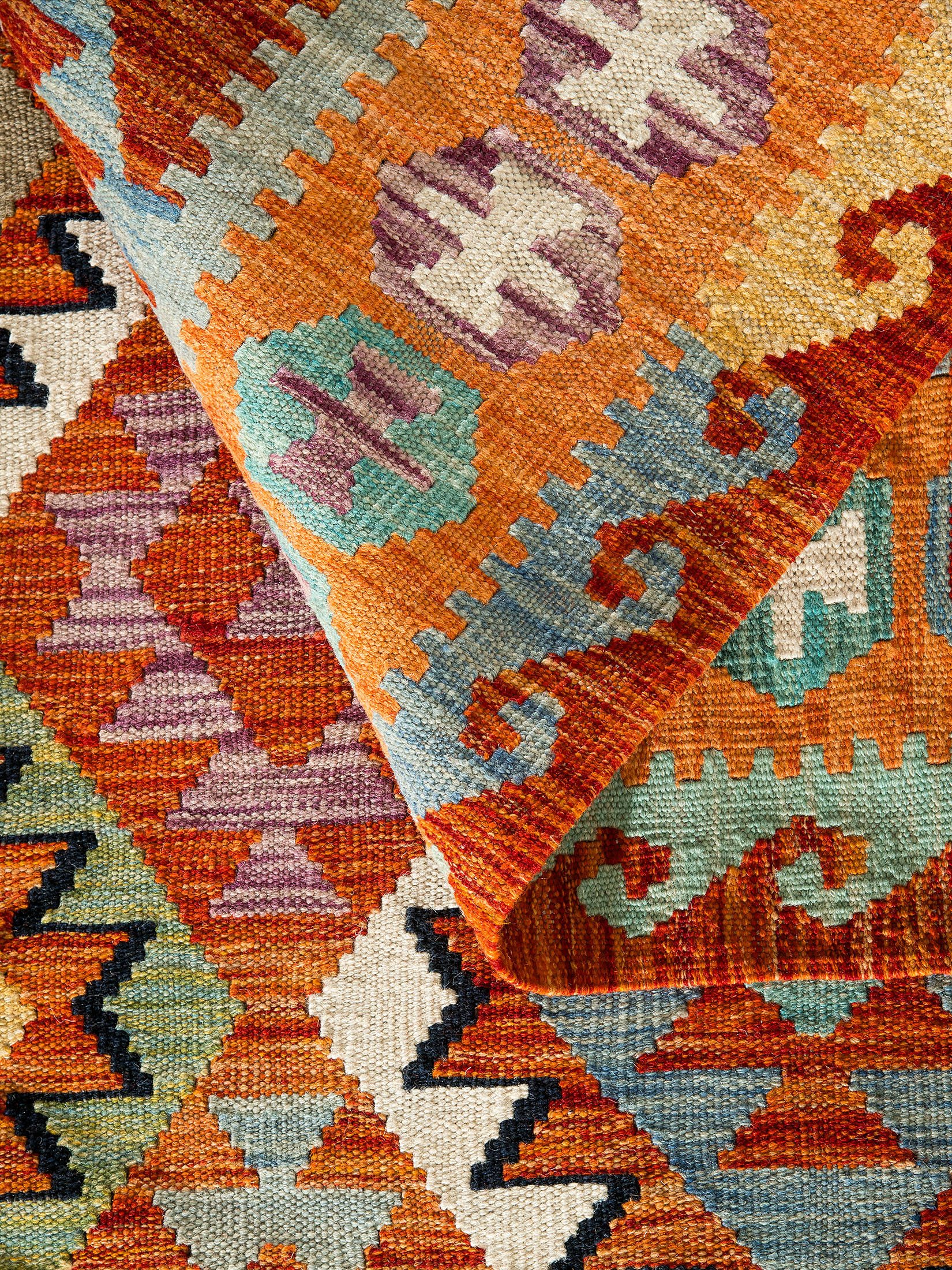 Afghan Kelim ca. 195 x 284 cm, Unikat / Einzelstück