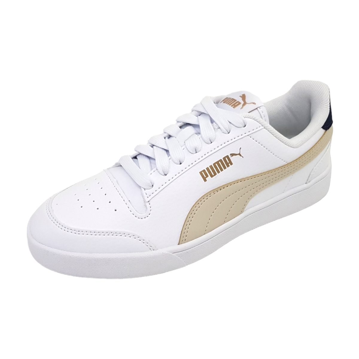 Puma Puma Shuffle 309668 Weiß 028 white/blue/navy/gold