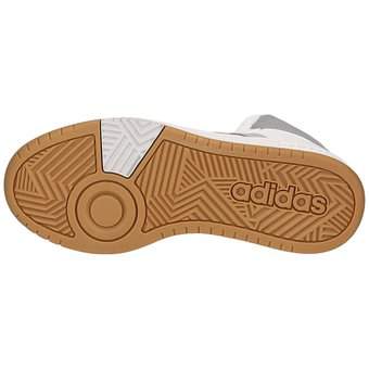 adidas Hoops 3.0 Mid Sneaker in weiß