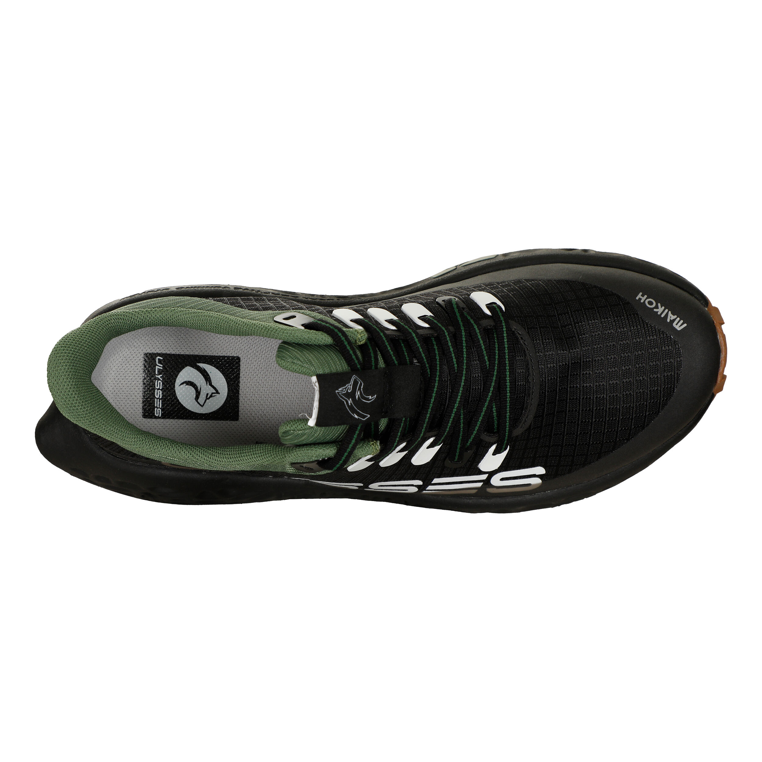 Maikoh Trailschuh - Schwarz, Oliv