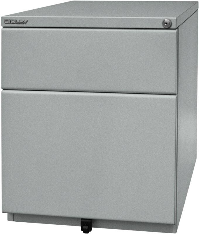 Bisley Rollcontainer OBA Silber 420 x 565 x 519 mm