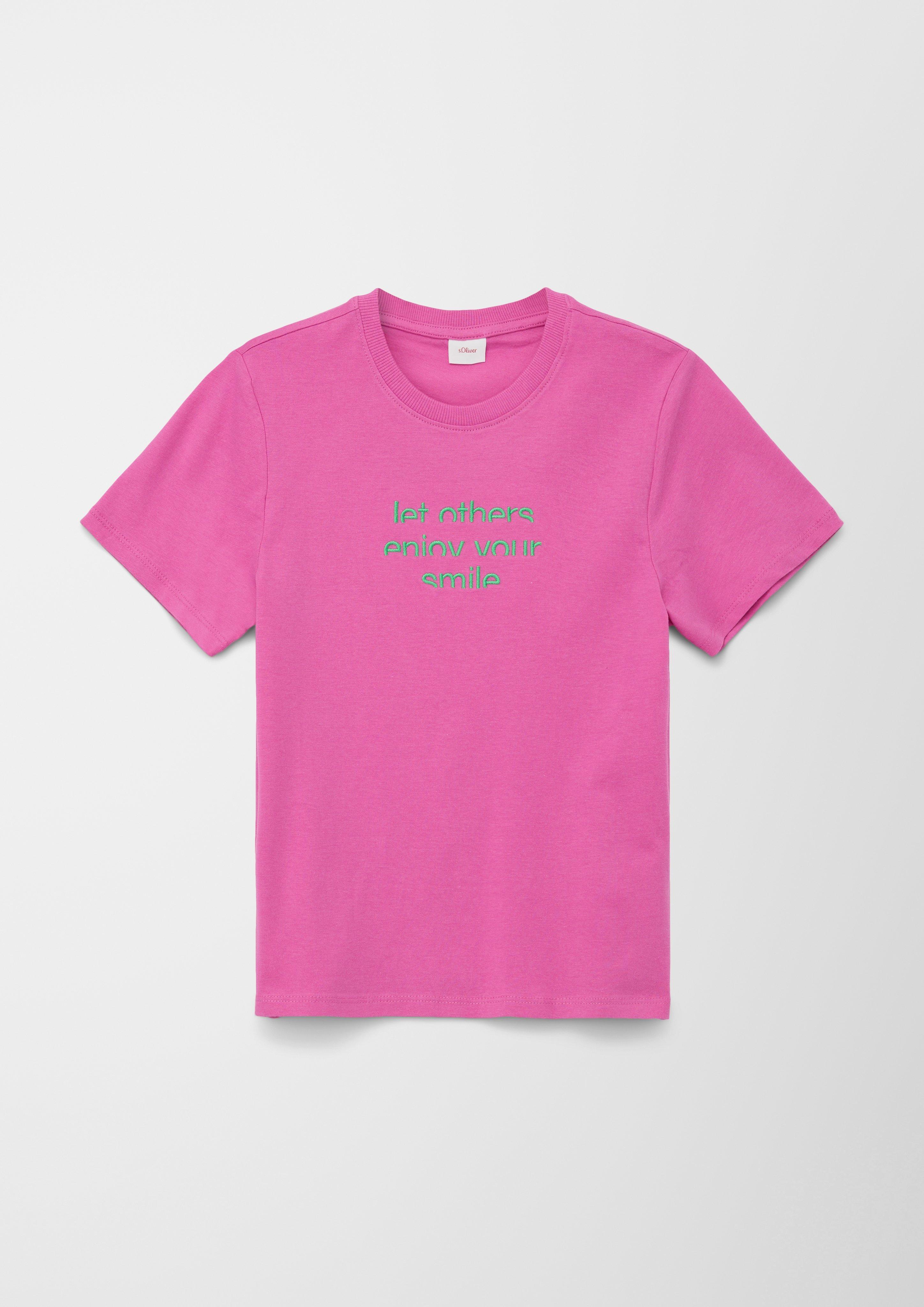 T-Shirt mit Stickerei  2128032-4451