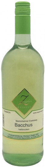 2023 Bacchus halbtrocken 1,0 L - Weingut Ziegler