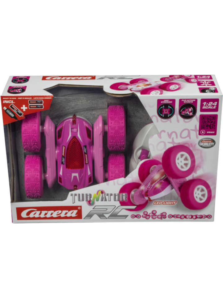 Carrera Ferngesteuertes Fahrzeug RC - 2,4GHz Mini Turnator Pink - ab 6 Jahre günstig kaufen onesize