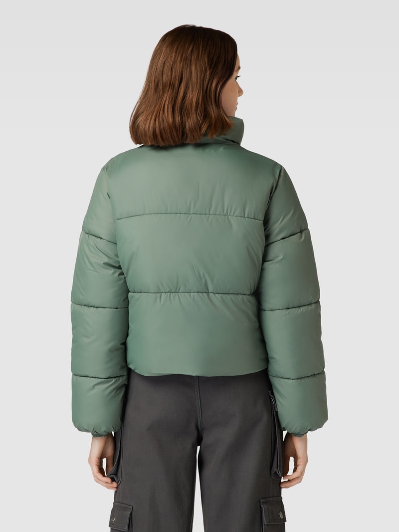 Steppjacke mit Stehkragen Modell 'GEORGIA' in dunkelgrün