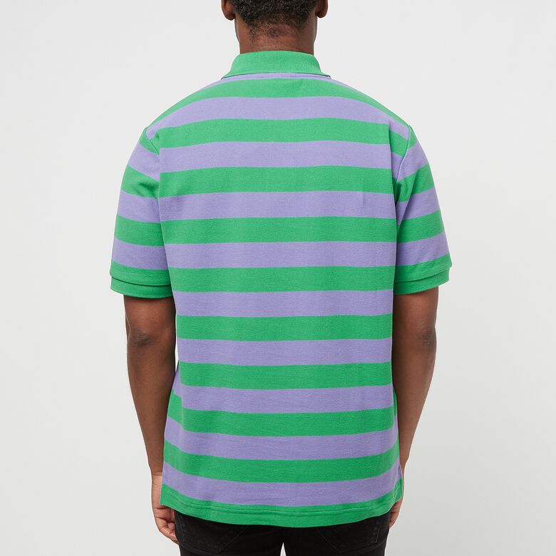 ICECREAM Striped Polo green stripe