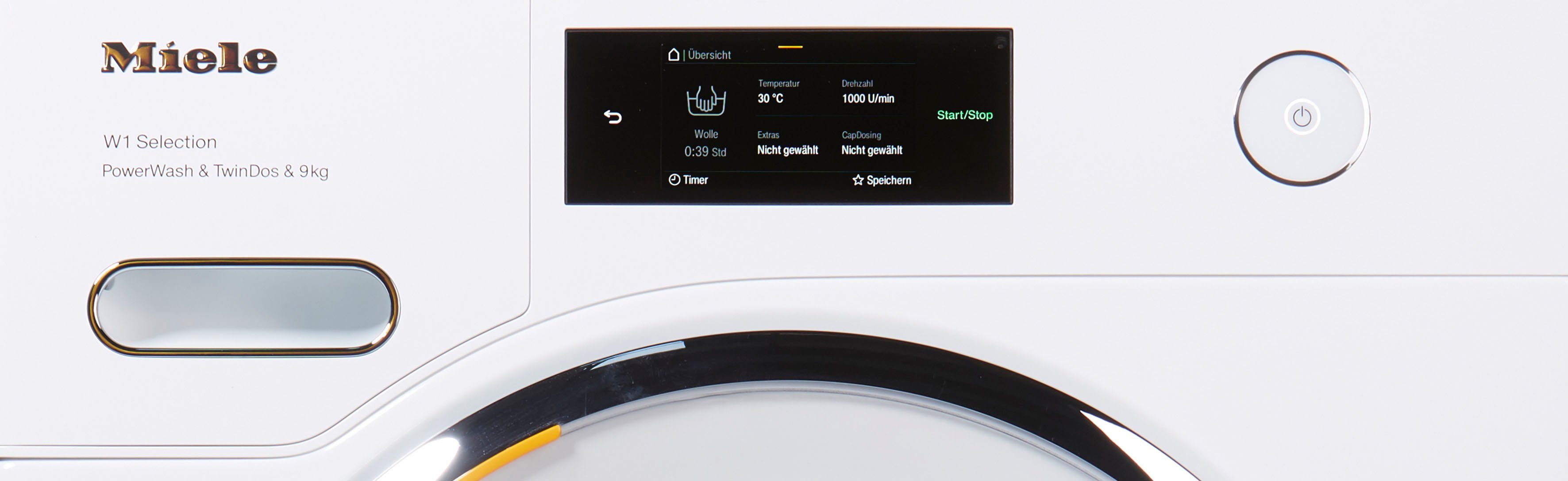 Miele Waschmaschine WSR863 WPS PWash&TDos&9kg, 9 kg, 1600 U/min, Waschassistent - nennt Ihnen das beste Programm für Ihre Textilien