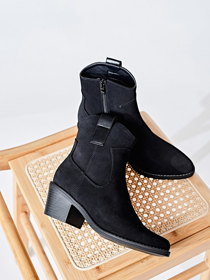 Sixth Sens Stiefeletten in Schwarz günstig kaufen