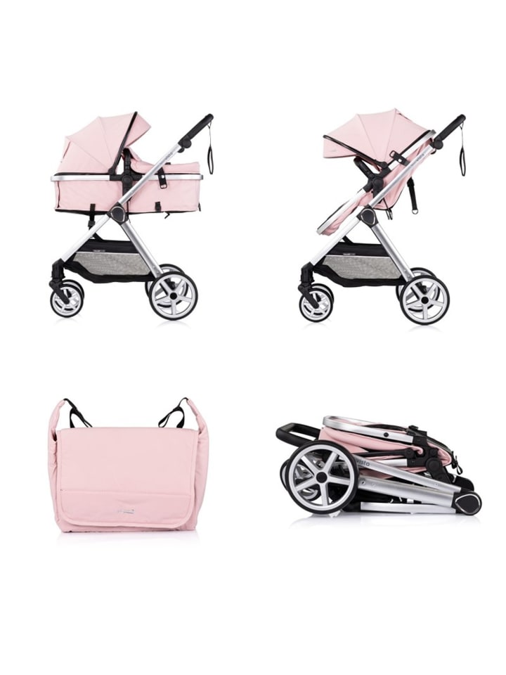 Chipolino Kombikinderwagen 2 in 1 Vista in rosa günstig kaufen onesize