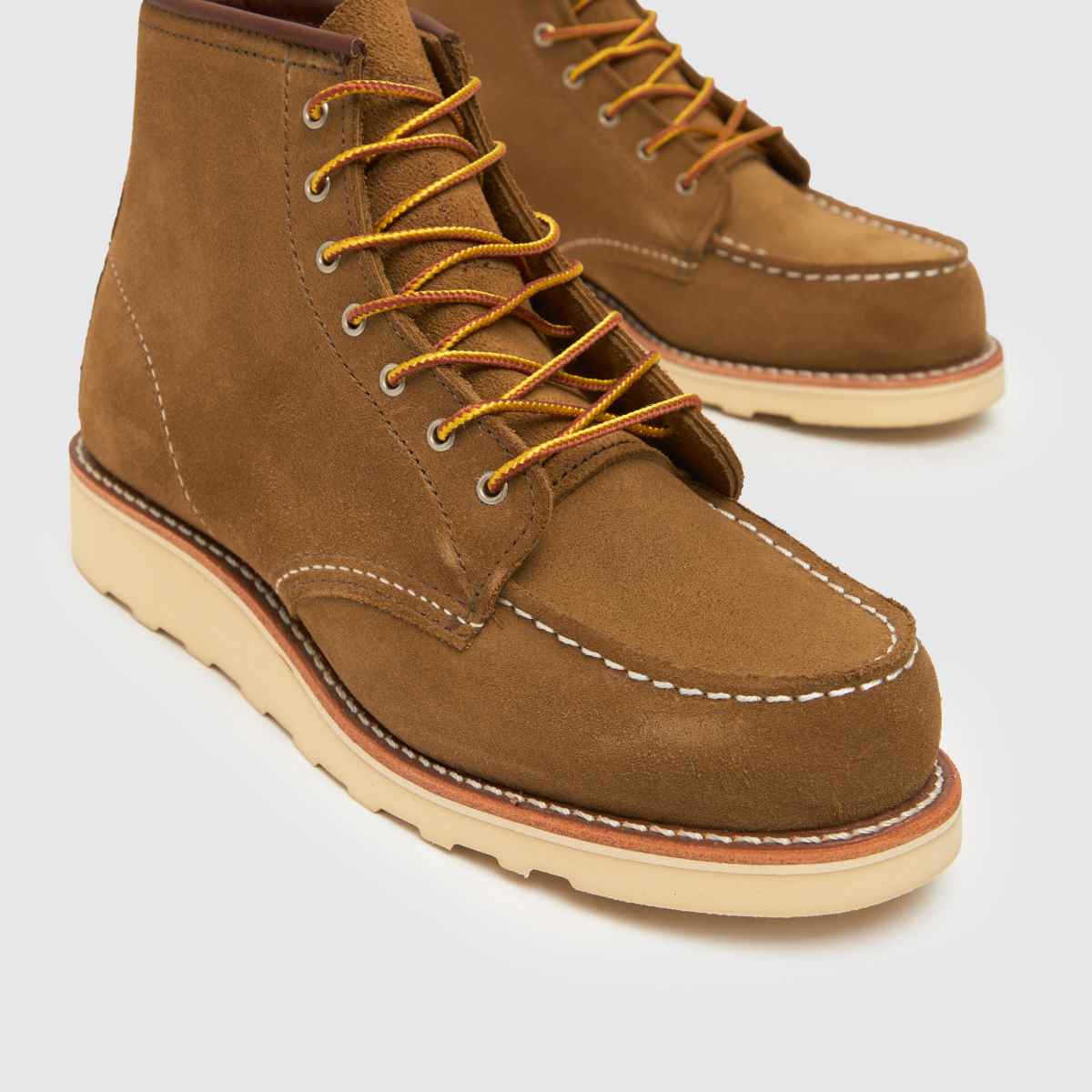 Red Wing – 6-tums klassiska stövlar med mock toe-mönster i khakifärg