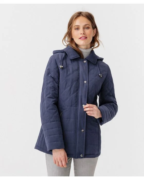 Parka matelassée capuche amovible