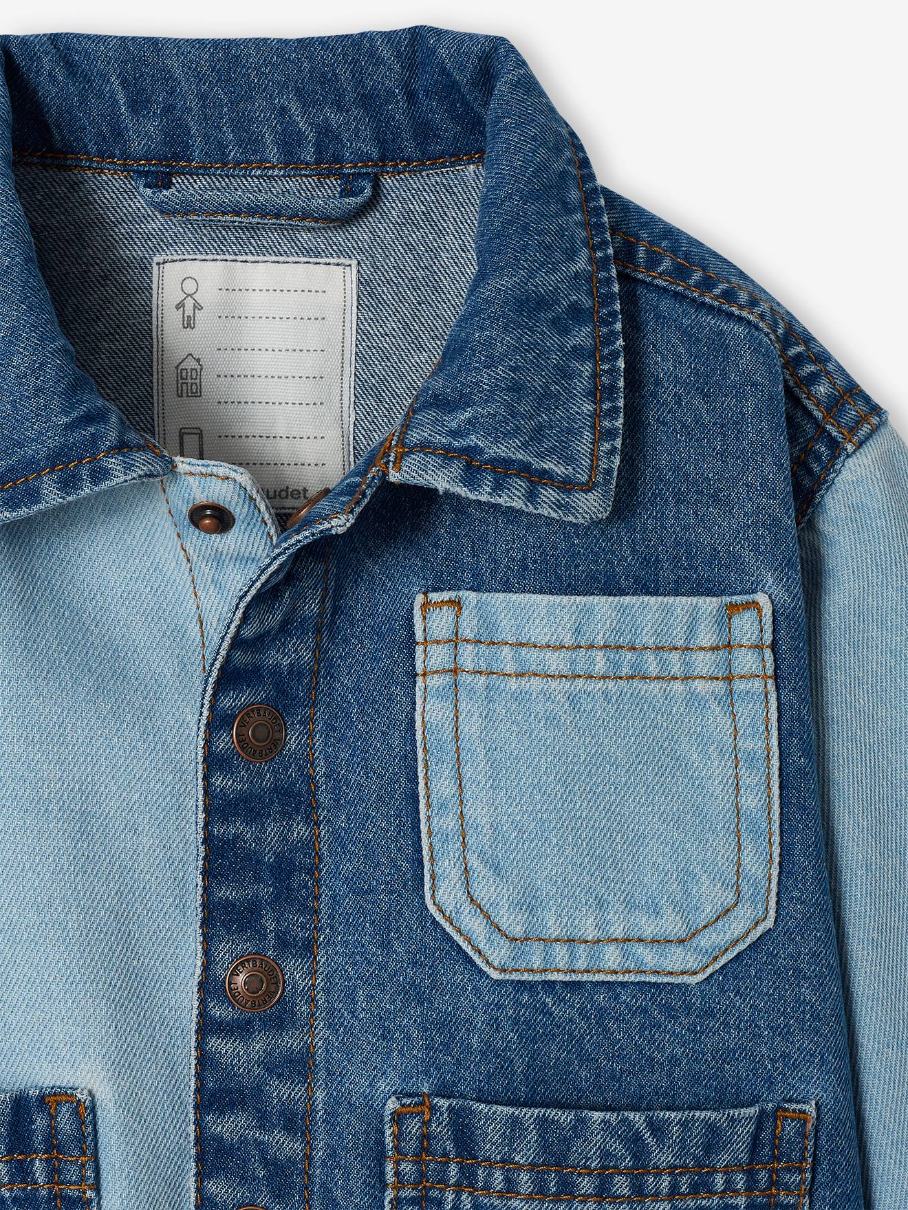 Vertbaudet Baby Jeansjacke - blue stone