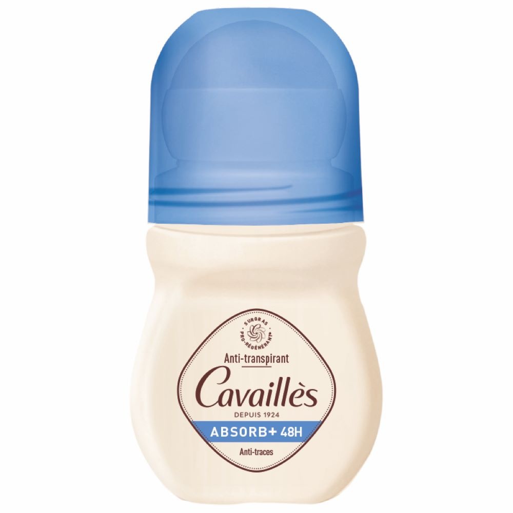 Cavaillès ABSORB+ 48H ANTI-TRACES ROLL-ON 50ML DEODORANTS