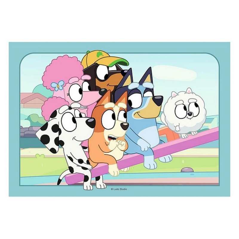 Puzzle S'amuser avec Bluey 2 x 12 pièces