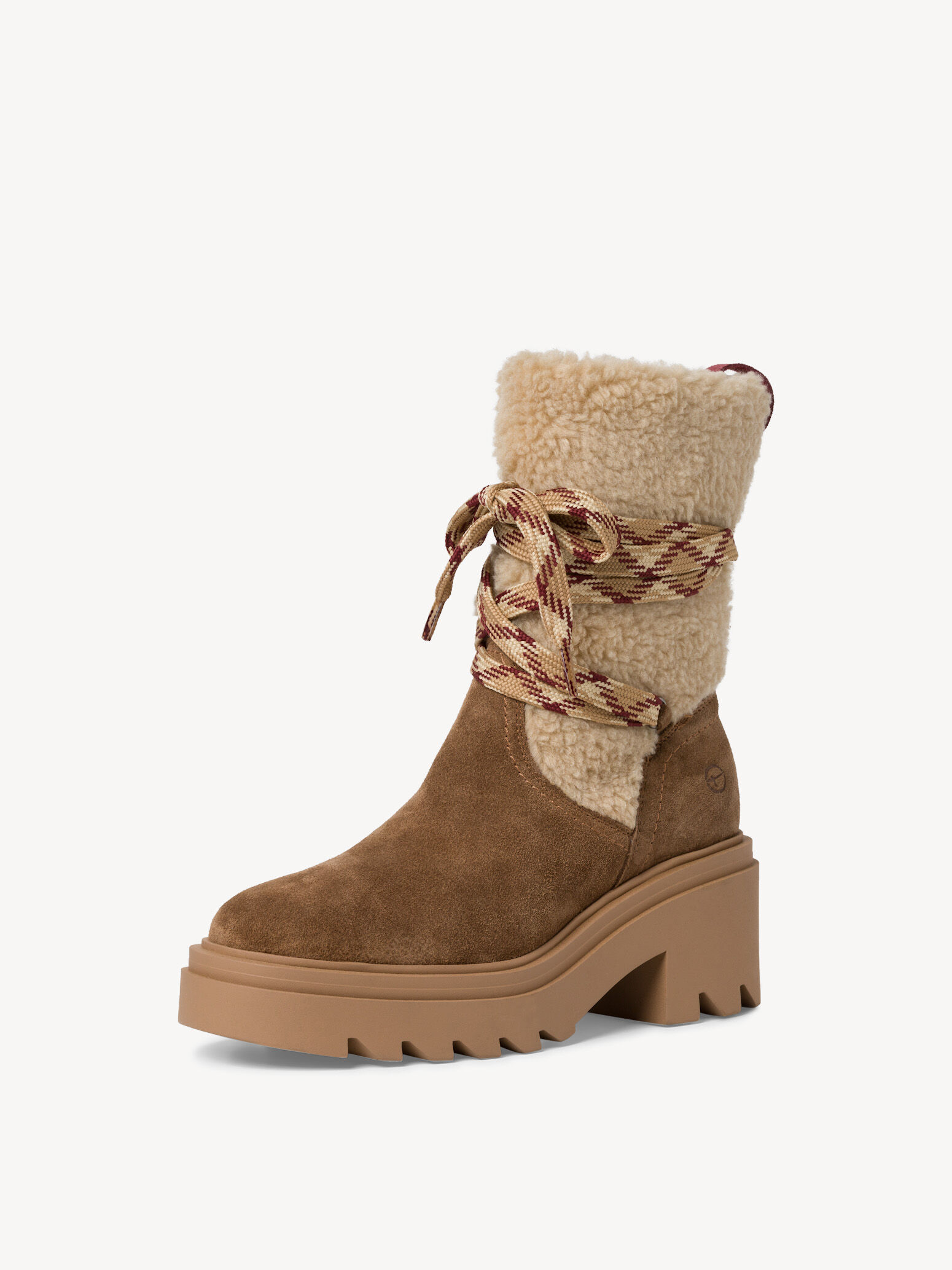 Bottine en cuir - marron doublure chaude