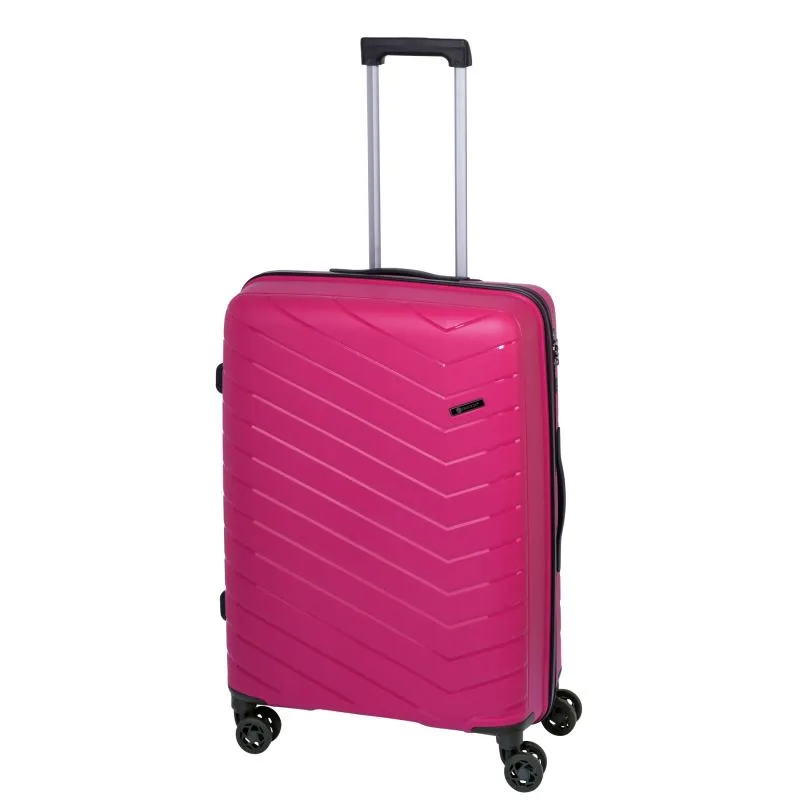 Check.IN 3-tlg. Kofferset ORLANDO mit 4 Rollen - magenta