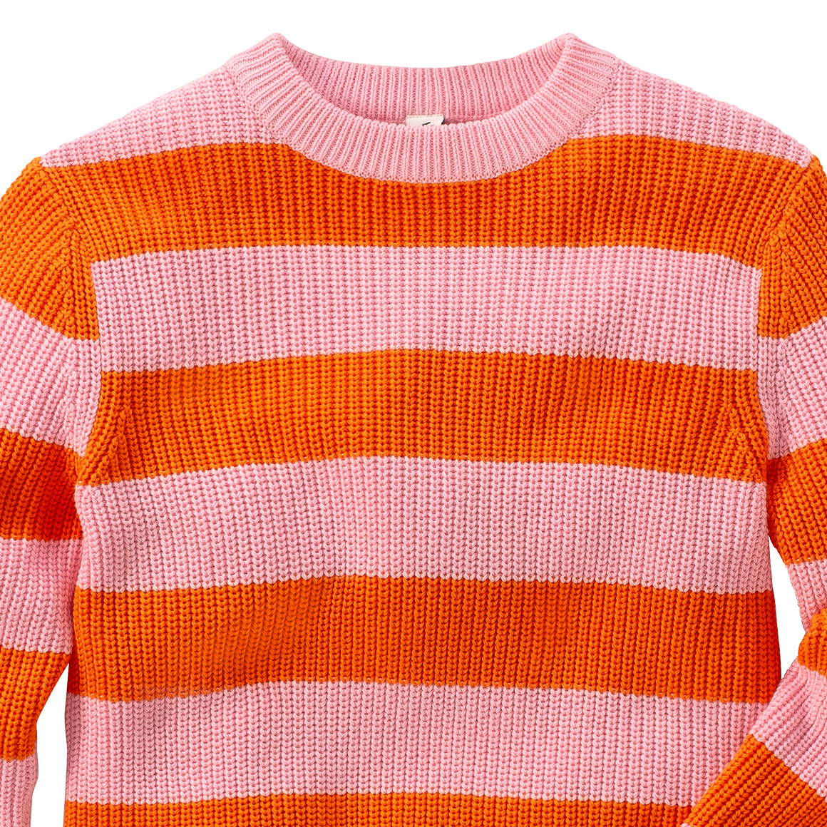 Mädchen Strickpullover mit Streifen