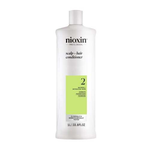 Nioxin System 2 Hovedbund + Hårbalsam 1.000 ml