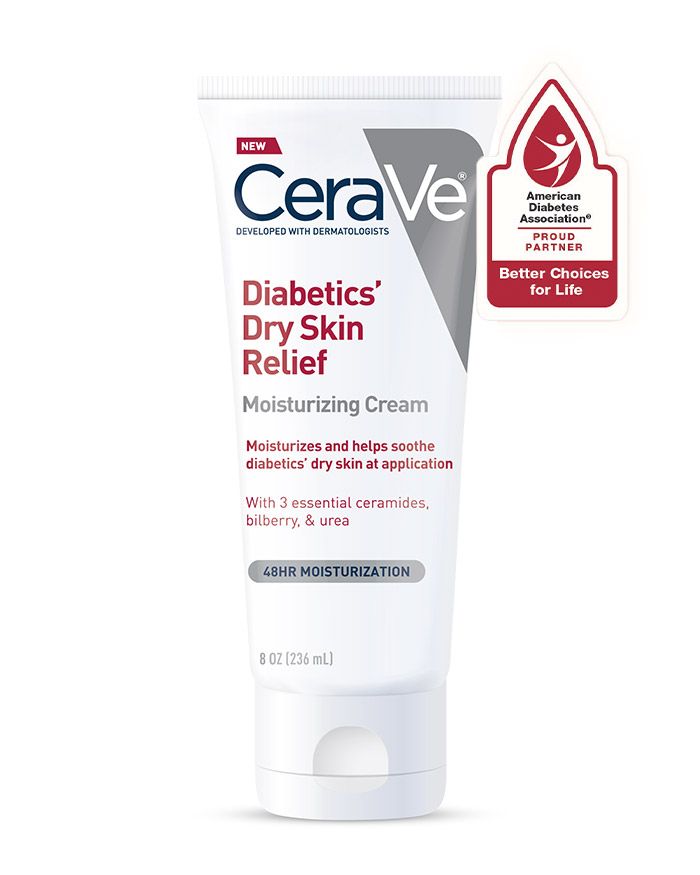 Crème hydratante pour soulager la peau sèche des diabétiques