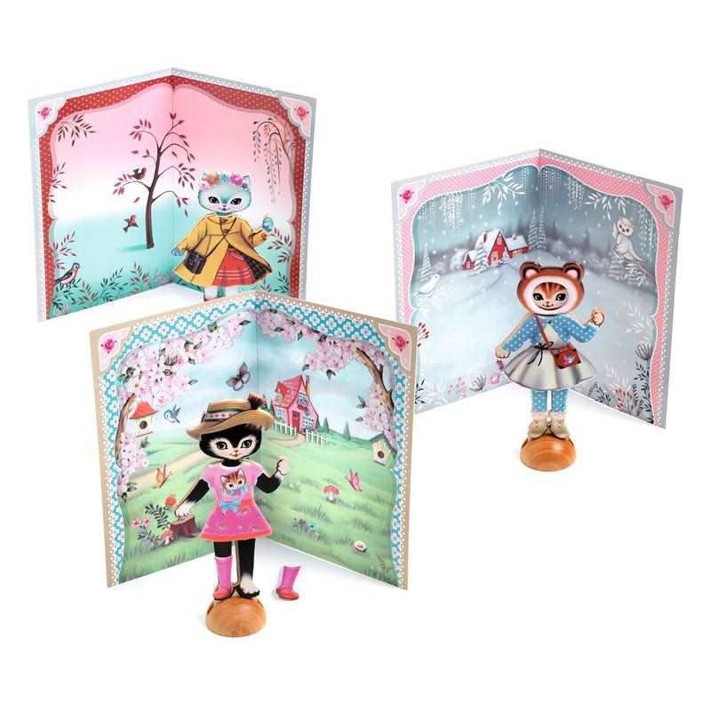 Coffret collage Little dressing Djeco