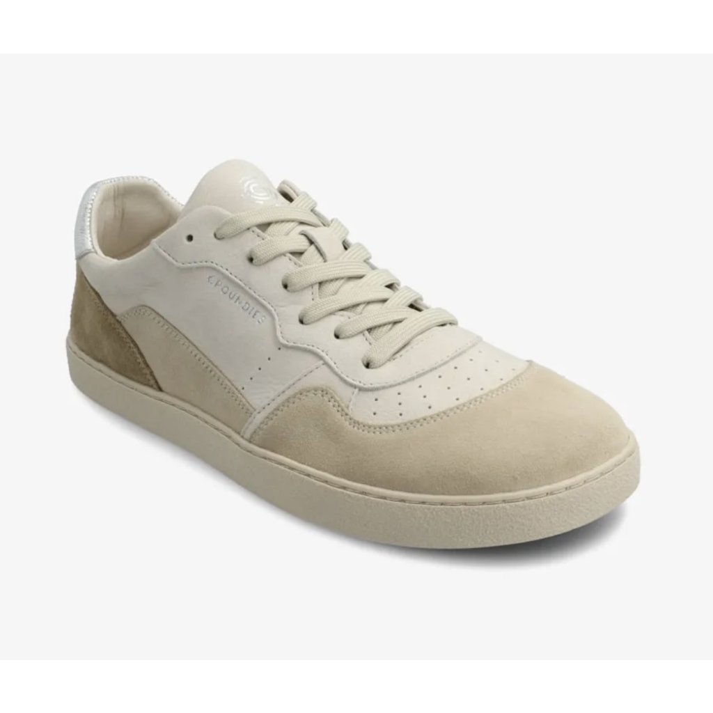 Groundies Nova GS Beige/Silver Barfußsneaker