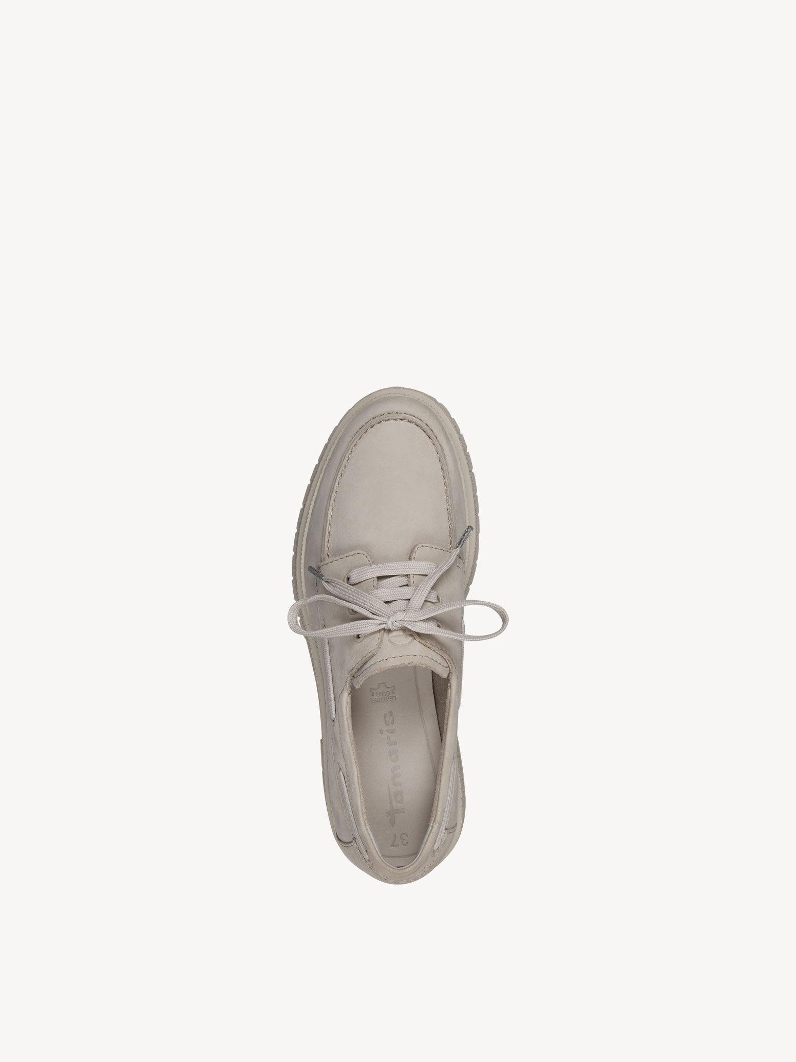 Derbie en cuir - beige