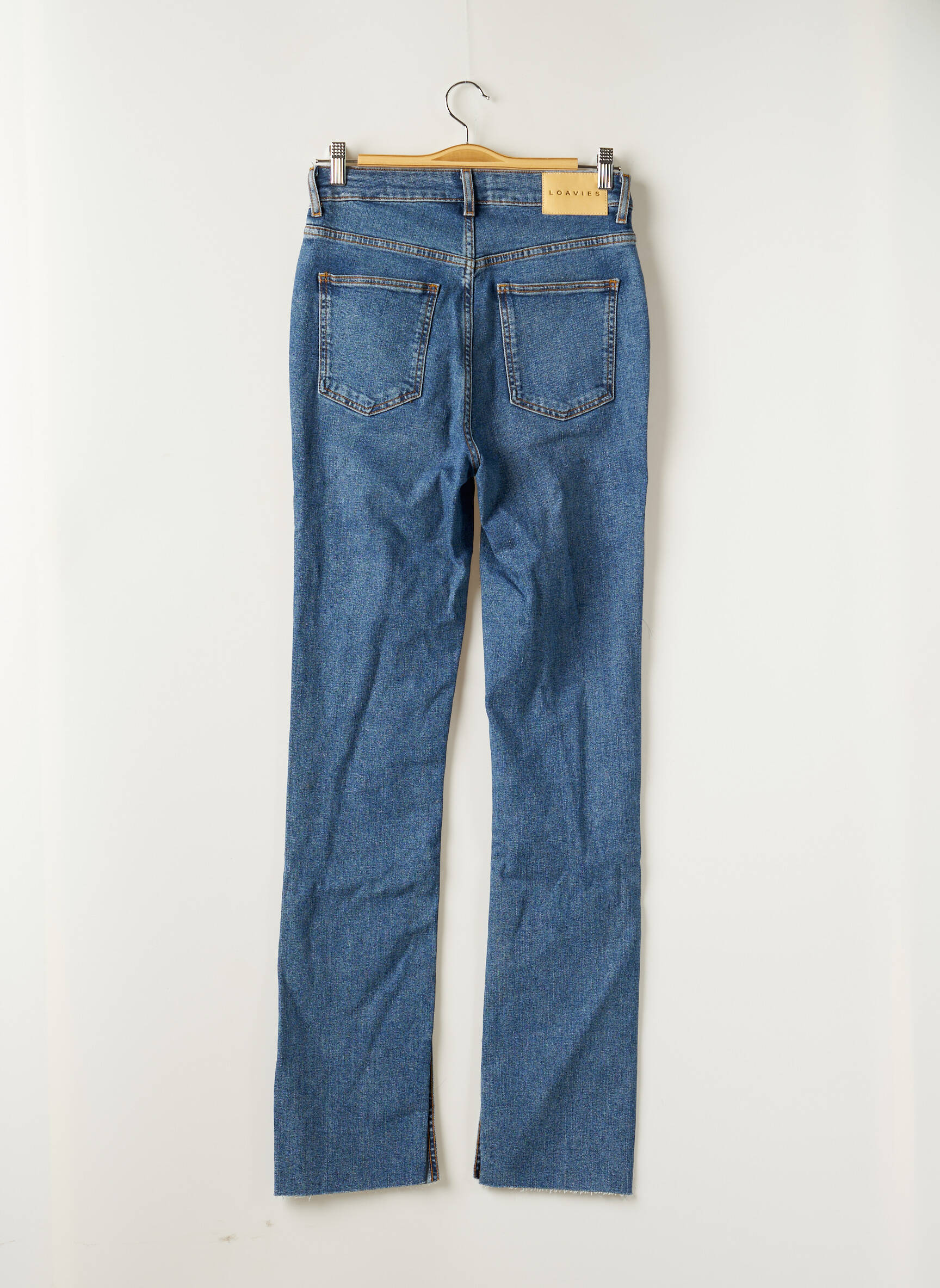 Loavies Jeans Coupe Droite Femme couleur bleu