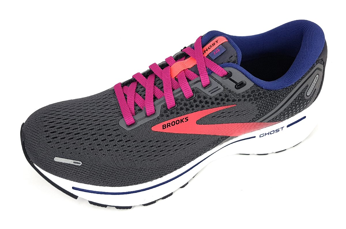 Brooks Ghost 14 1203561B 058 Grau 058 pearl black pink