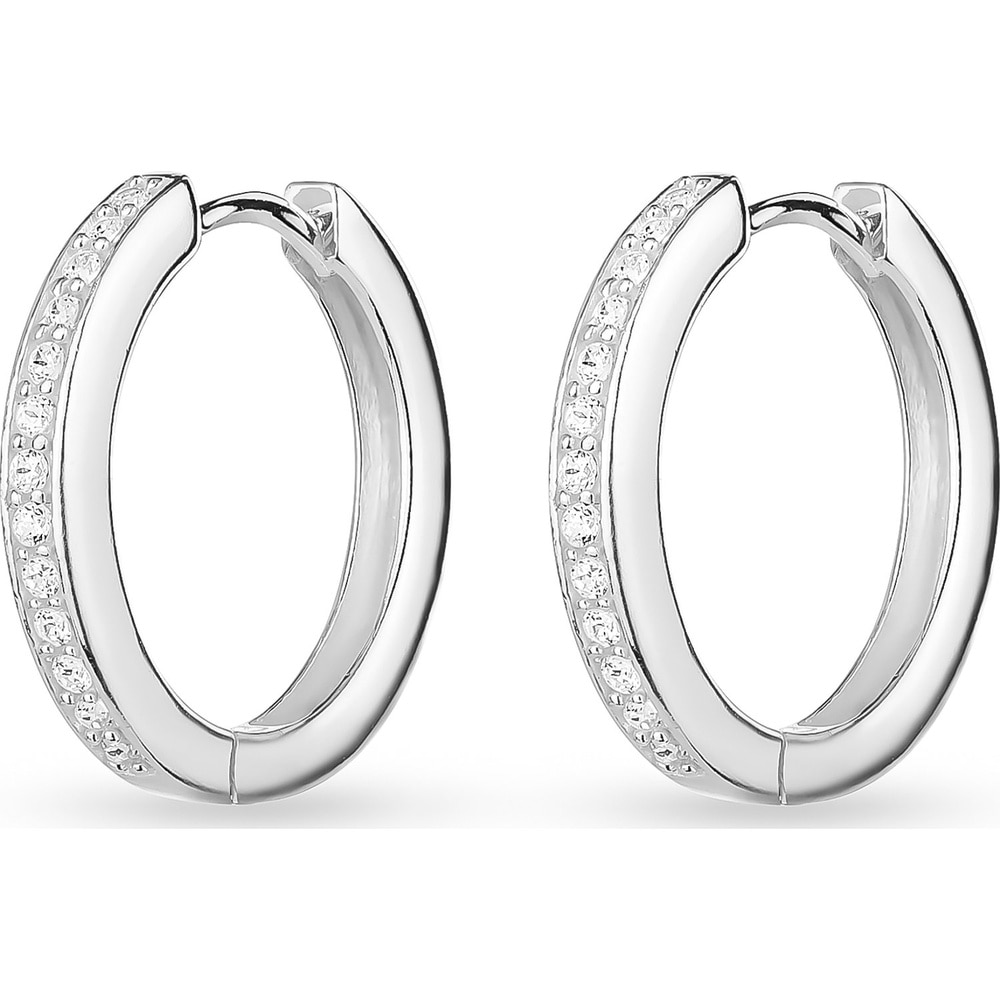 FAVS Créoles 925 Argent Boucles d'oreilles