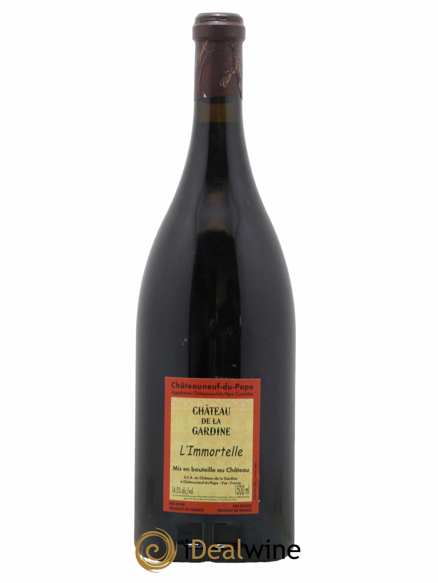 Châteauneuf-du-Pape Château de La Gardine L'Immortelle Famille Brunel  2007 - Lot de 1 Magnum