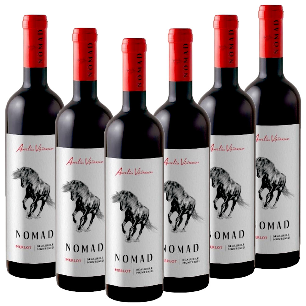Domeniile Sahateni NOMAD Merlot - 6er Karton