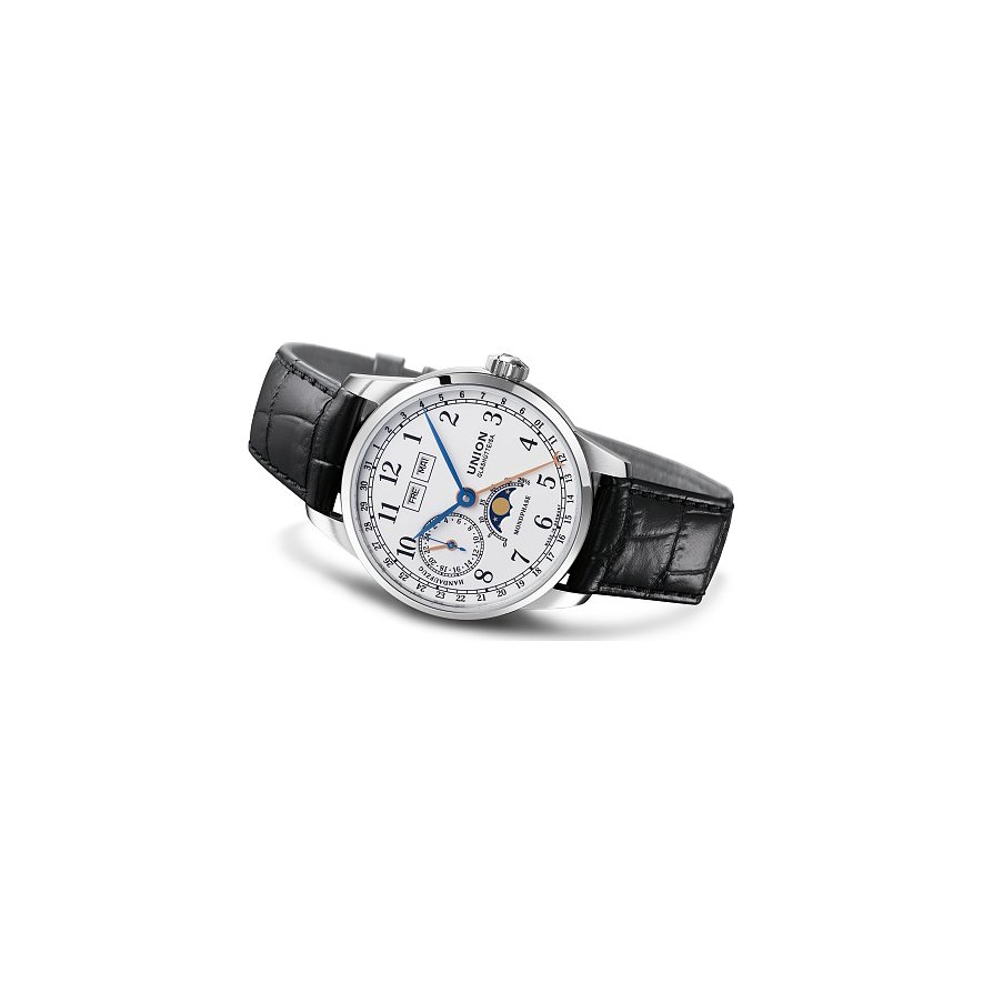 Union Glashütte Herrenuhr 1893 Johannes Dürrstein Edition Gangreserve