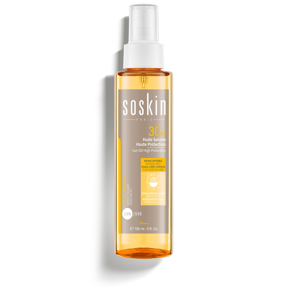 soskin Huile Solaire Haute Protection Spf30 Huile