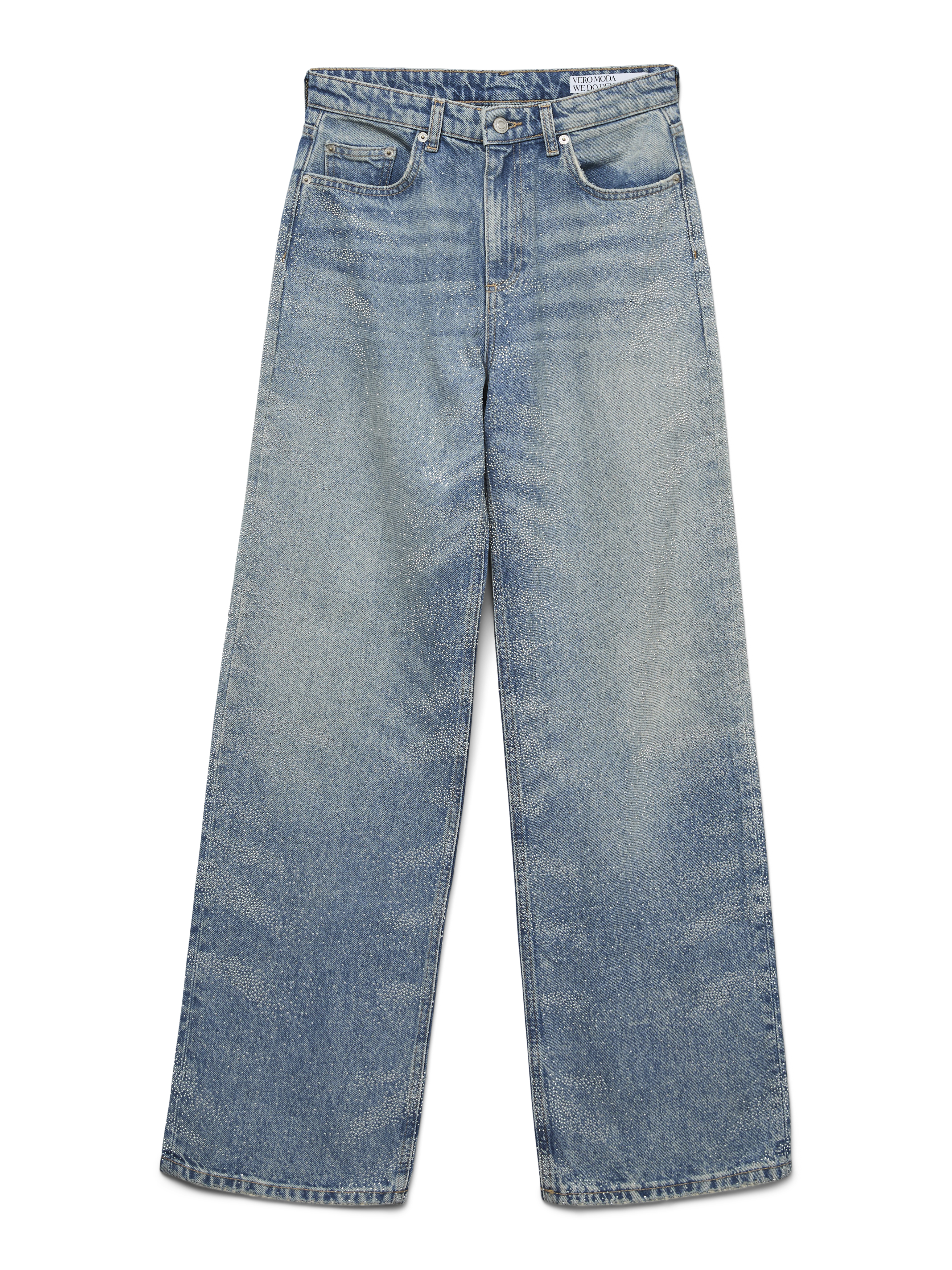 VMTESSA Hohe Taille Weiter Beinschnitt Jeans
