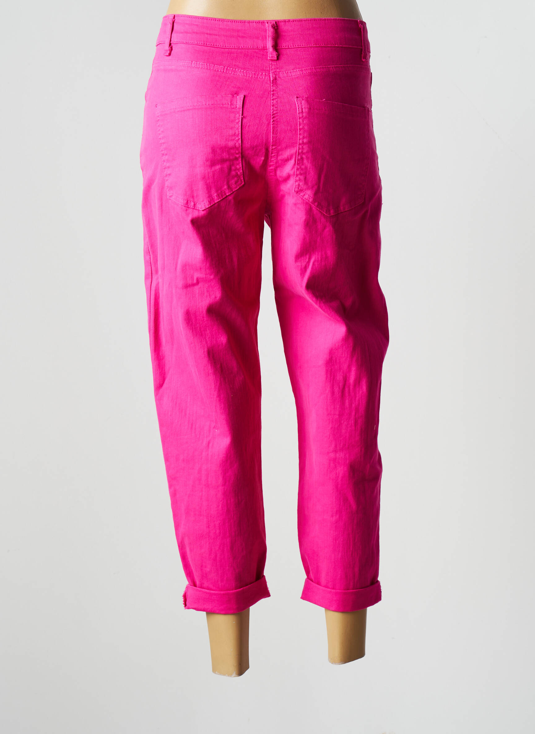 Wiya Jean Mom Femme couleur rose