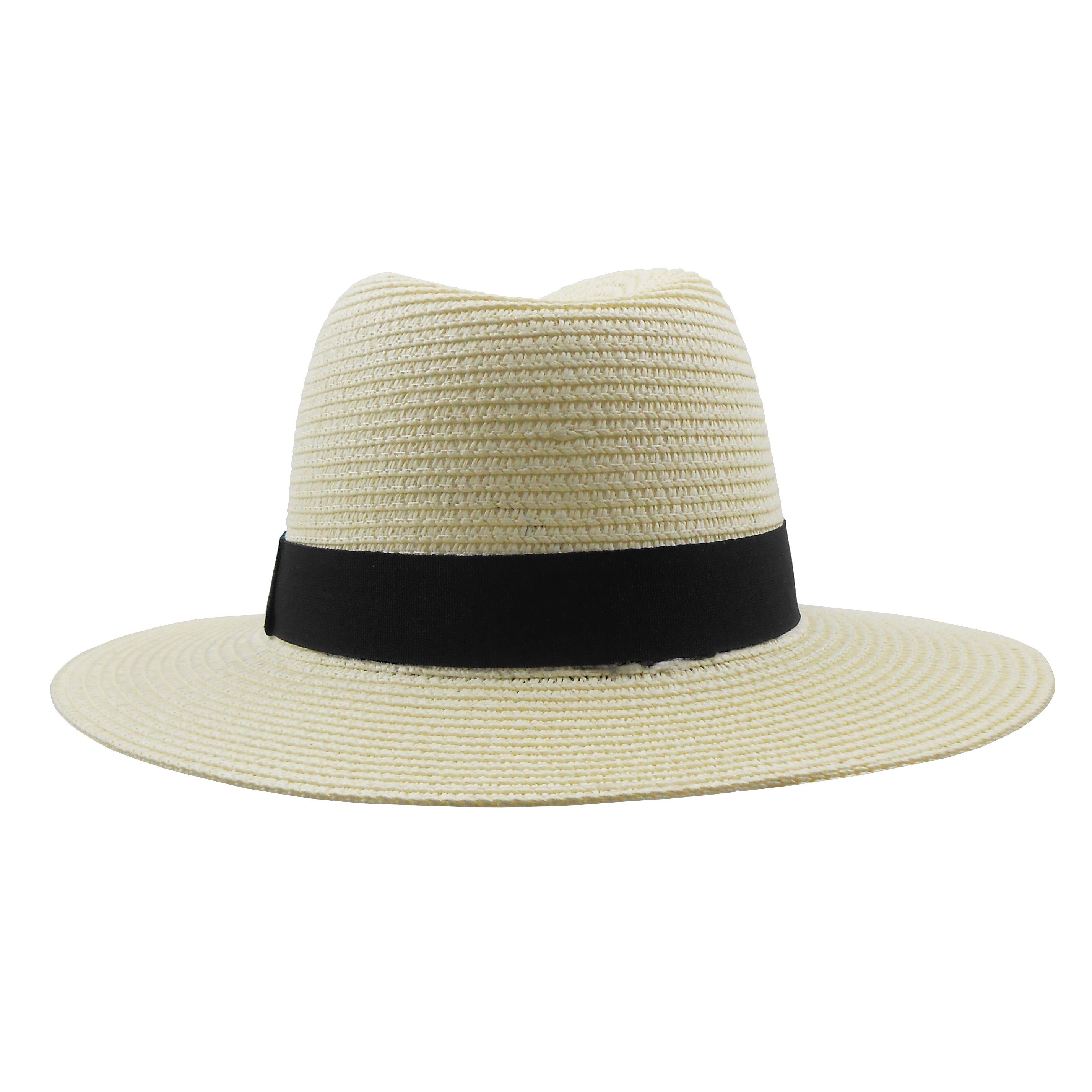 Yalion Outdoorhut Damen/Mann Strohhut Temperament Sonnenhüte Breiter Krempe Strandmütze Sonnenschutz