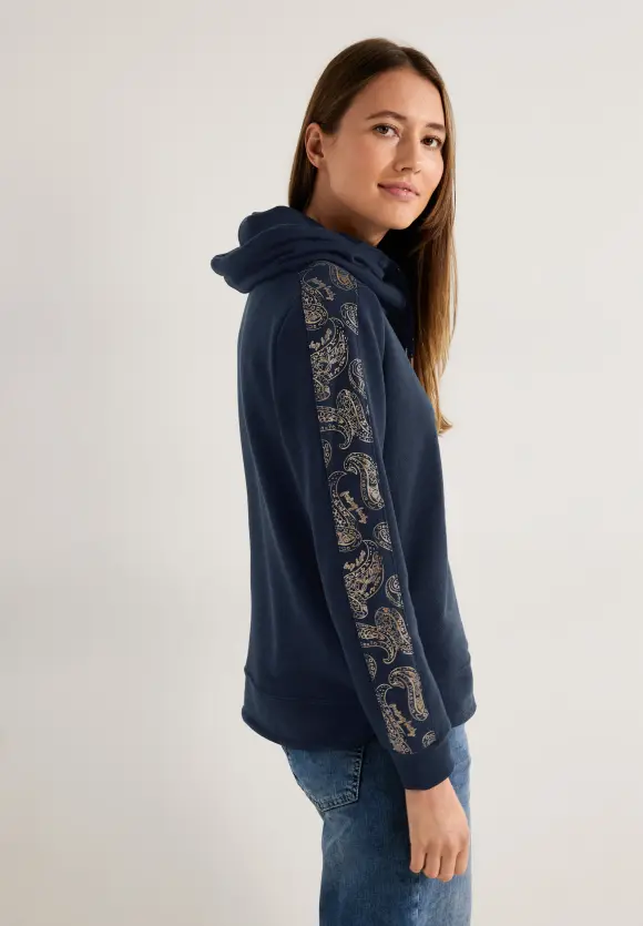 CECIL Sweatshirt mit Volumenkragen