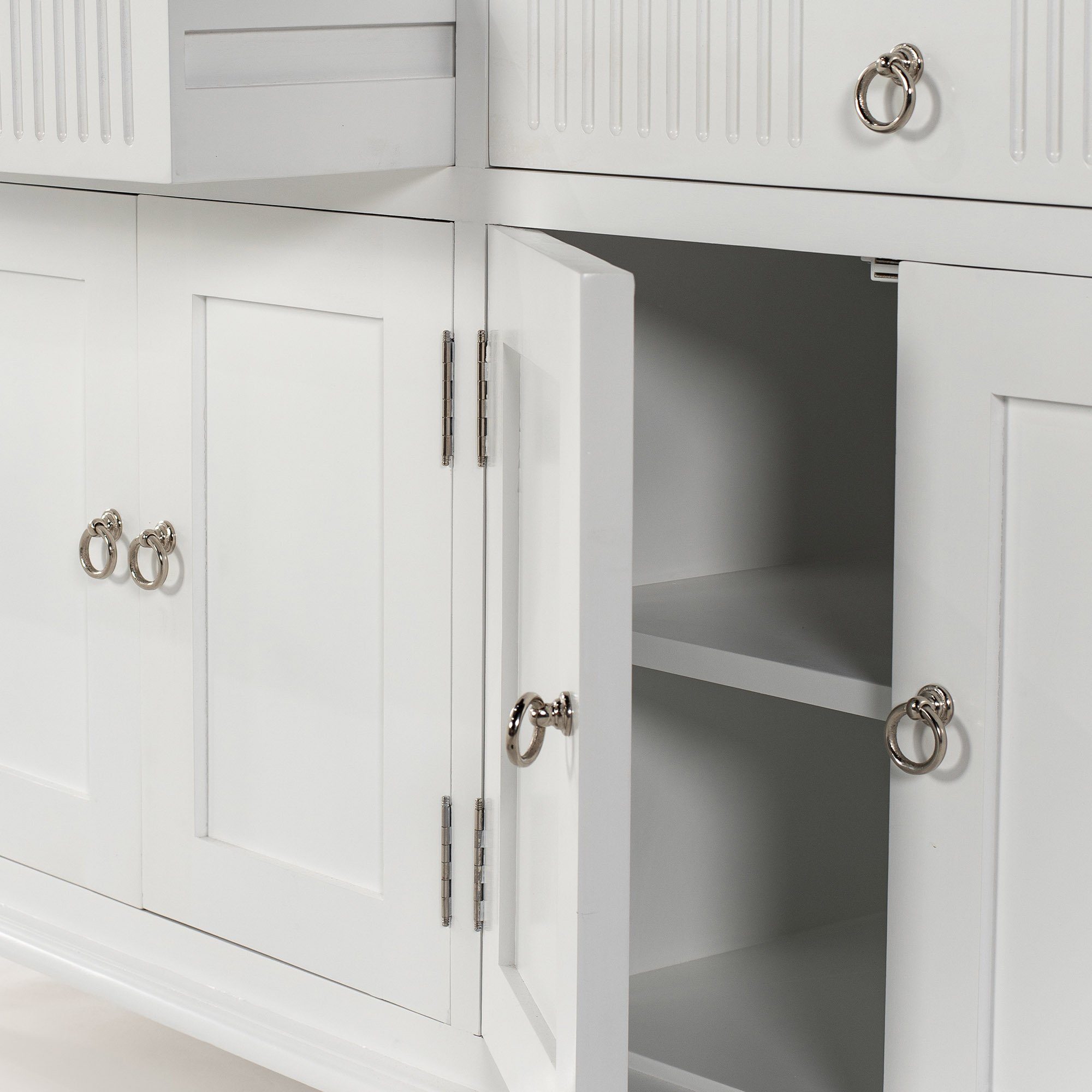 Novasolo Küchenbuffet Skansen Buffetschrank mit 6 Regalen
