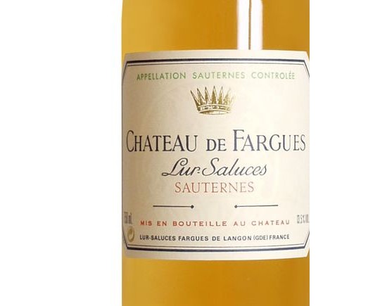 Château de Fargues Lur Saluces 1996 Bordeaux Sauternes