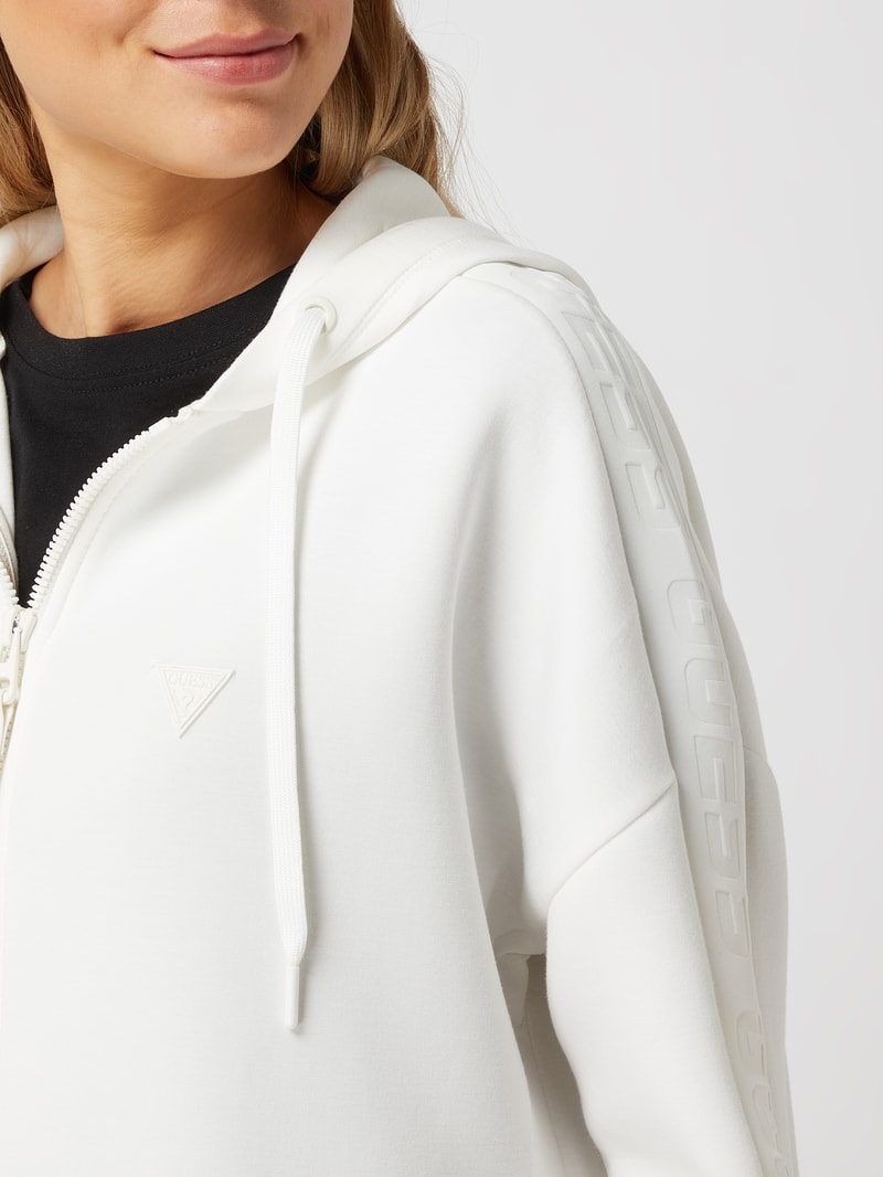 Oversized Sweatjacke aus Scuba Modell 'Allie'  in rosé