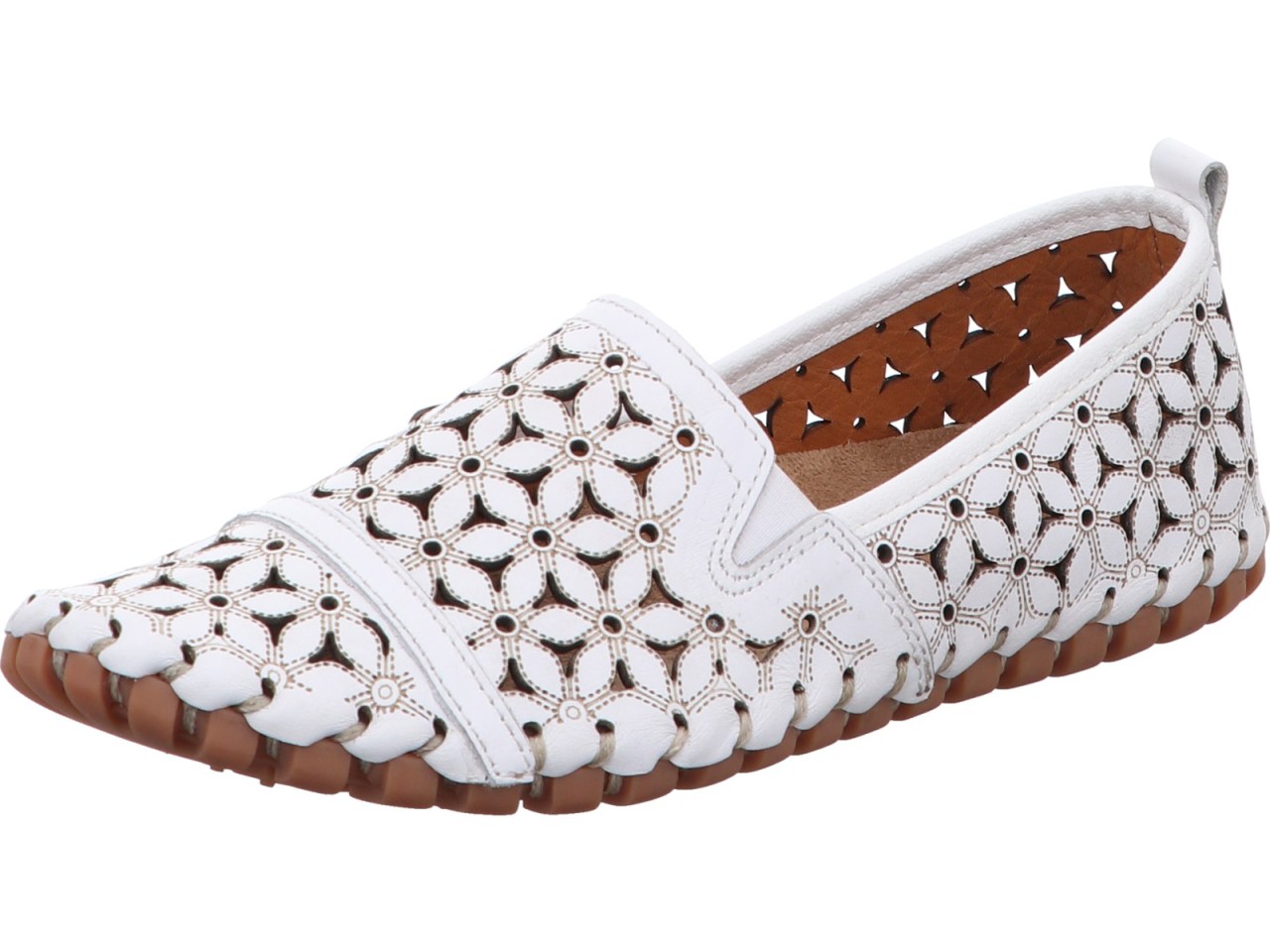 GEMINI Sportliche Slipper weiss