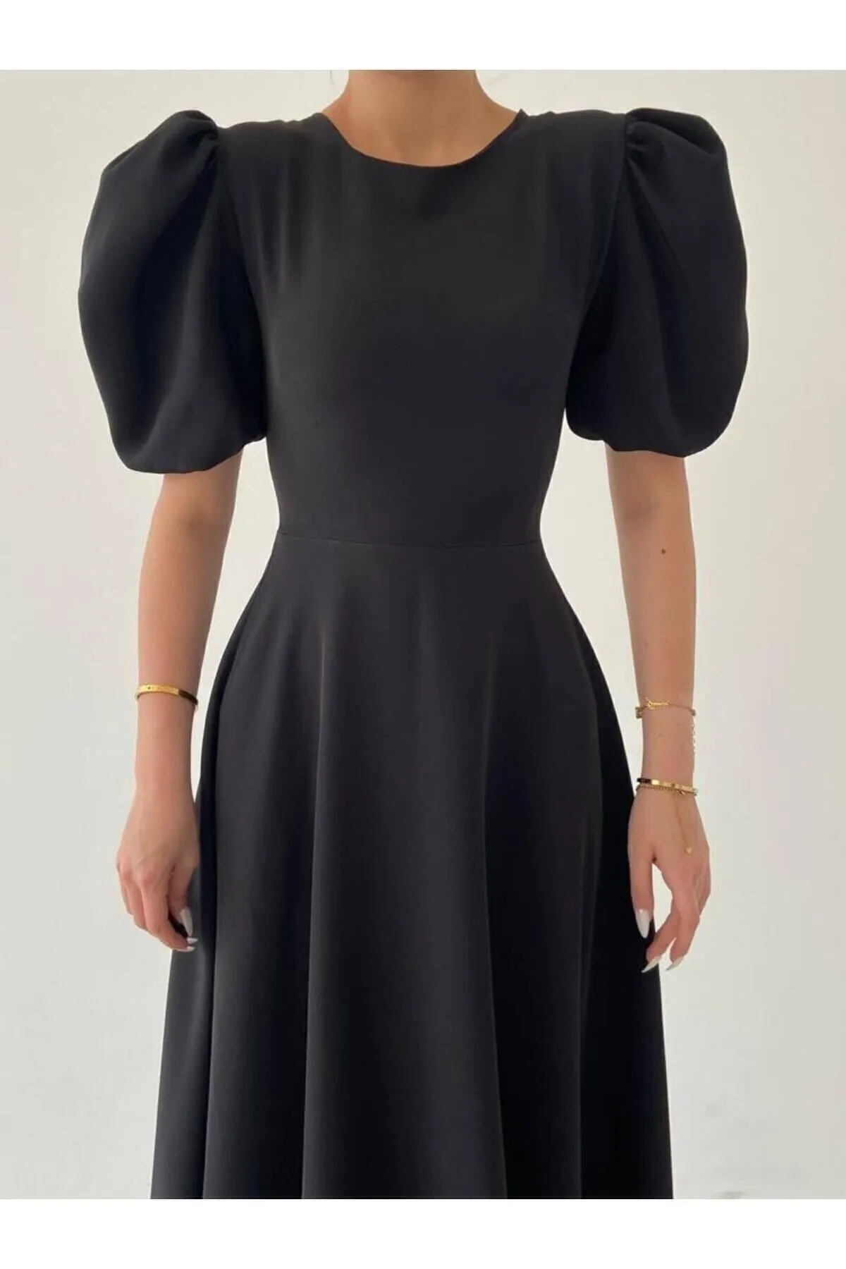 Afiş Butik  Kleid - Schwarz - A-Linie